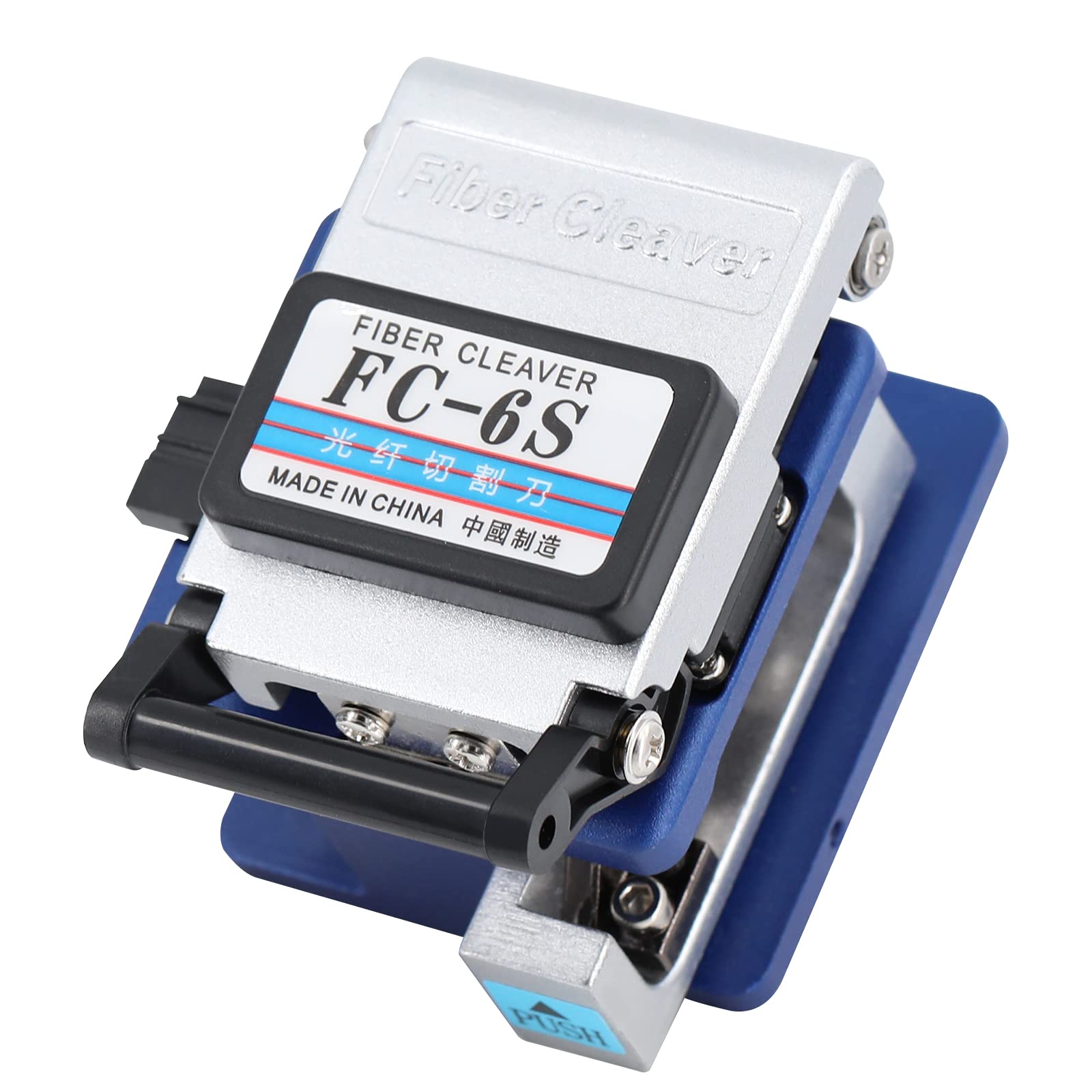 KELUSHI FC-6S cleaver closeup for precise fiber cuts and reliable results