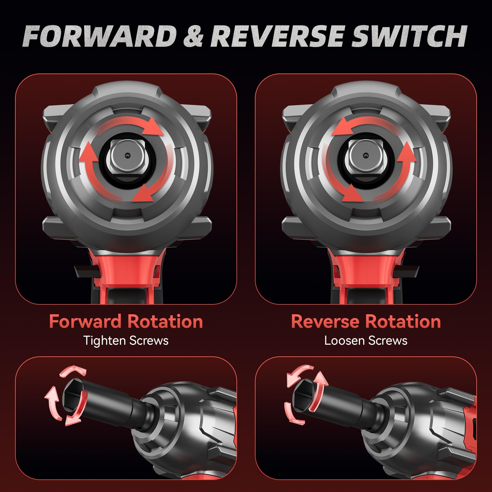 KELYEE three smart modes: Lock, Forward, and Auto-Stop for safety.
