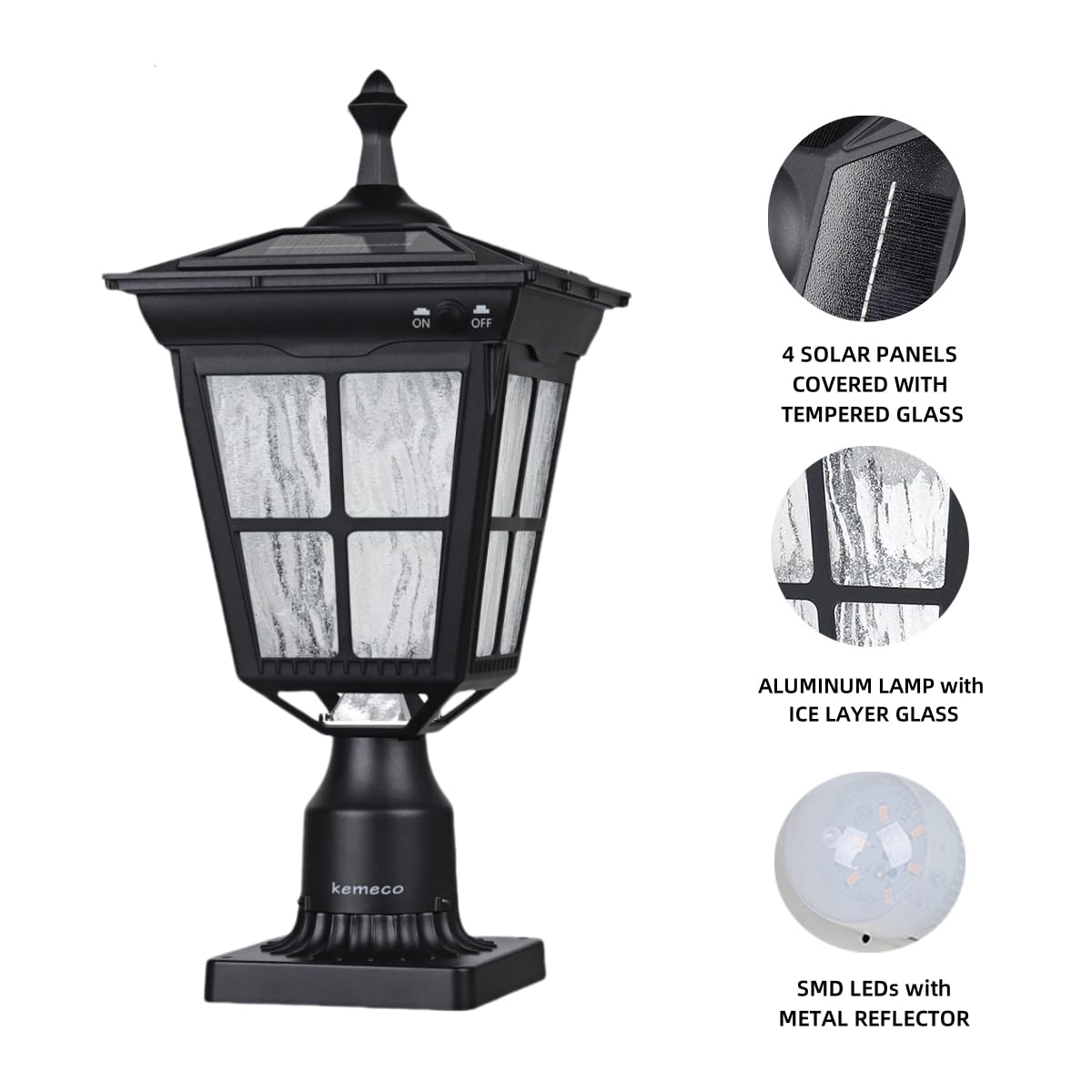 Kemeco ST4311AQ cast aluminum housing withstands weather for outdoor use