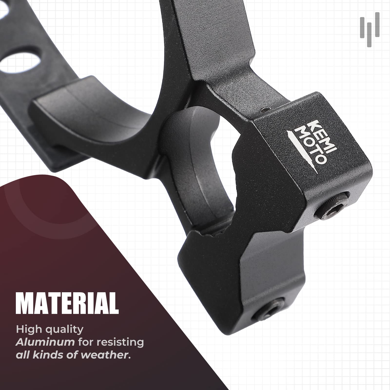 KEMIMOTO multi-use holder supports water bottles or small speakers