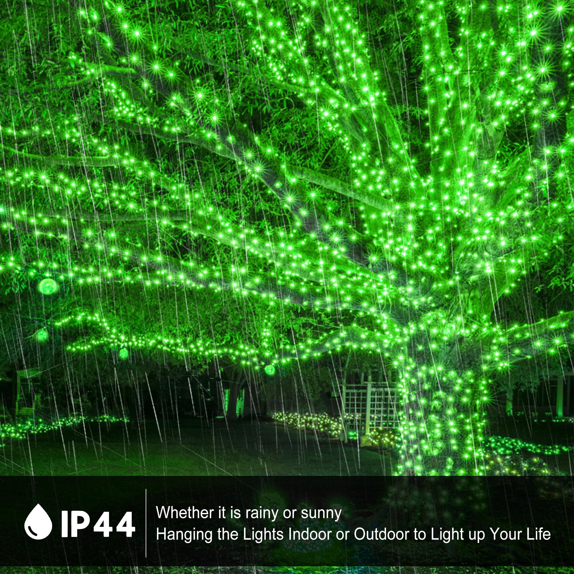 kemooie outdoor waterproof string lights ideal for patio or balcony decoration