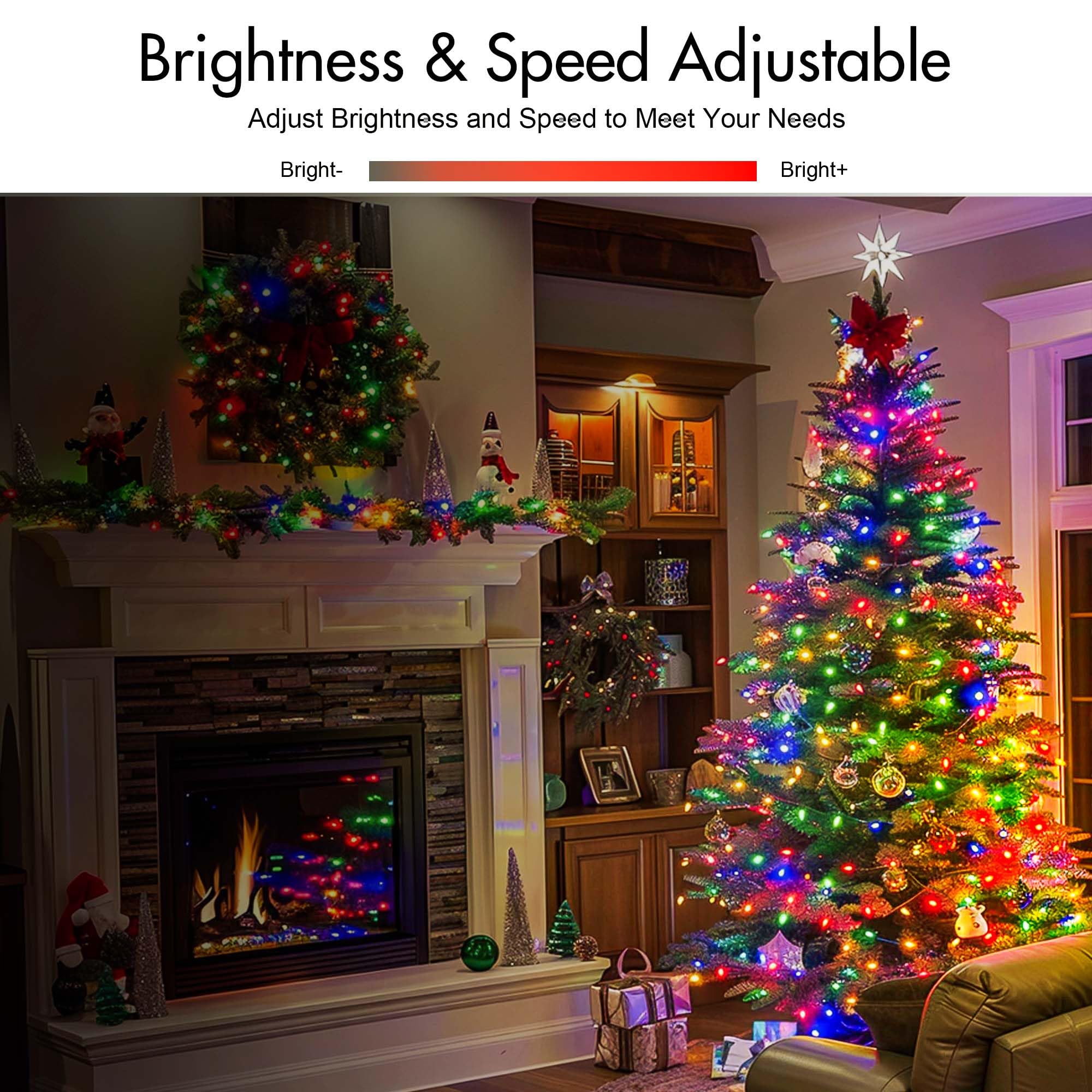 kemooie nine lighting modes for versatile decoration options