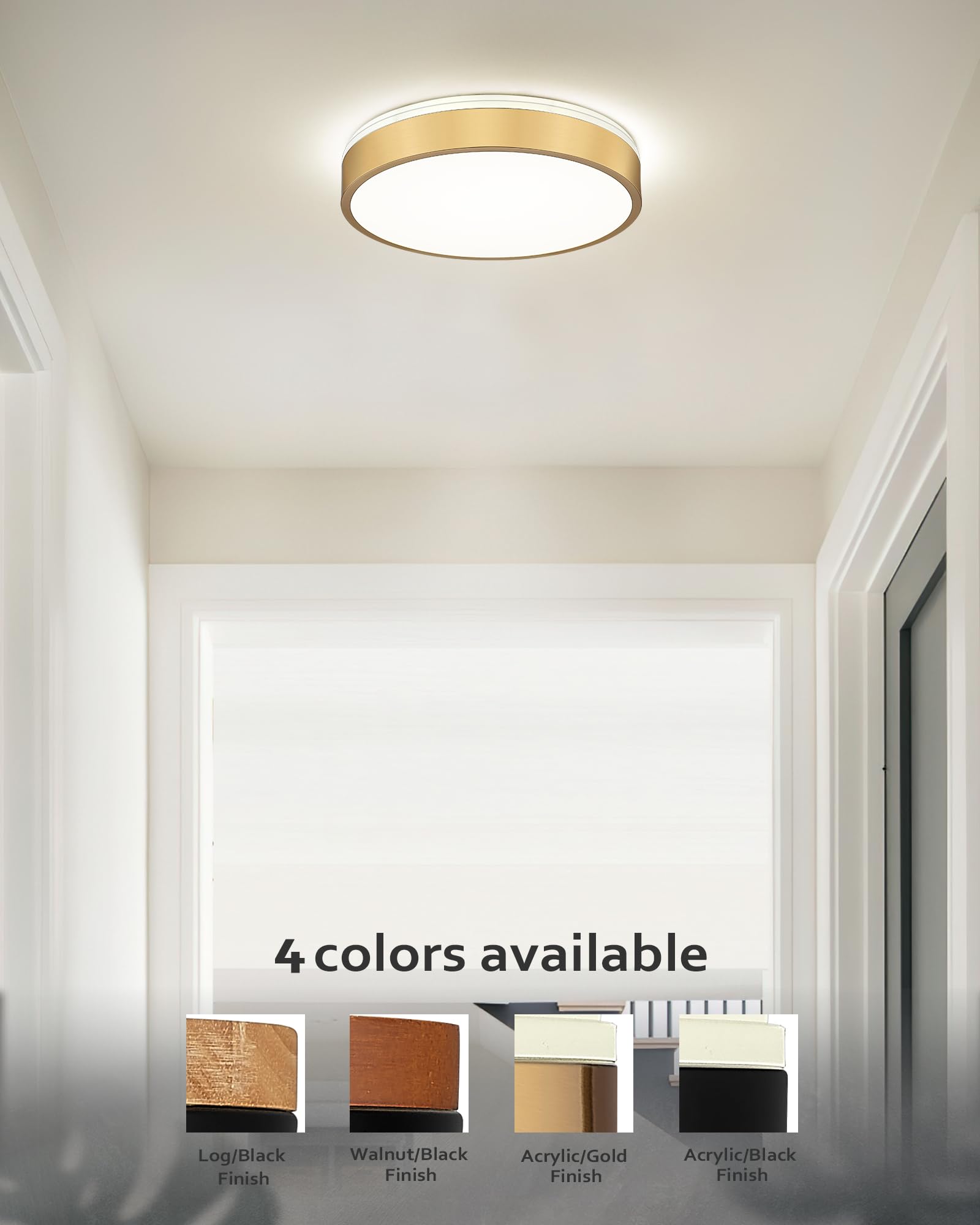 Ken & Ricky 24w LED energy-efficient fixture reduces power use.