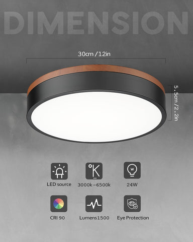 Eye-friendly lighting reduces strain for reading and work.
