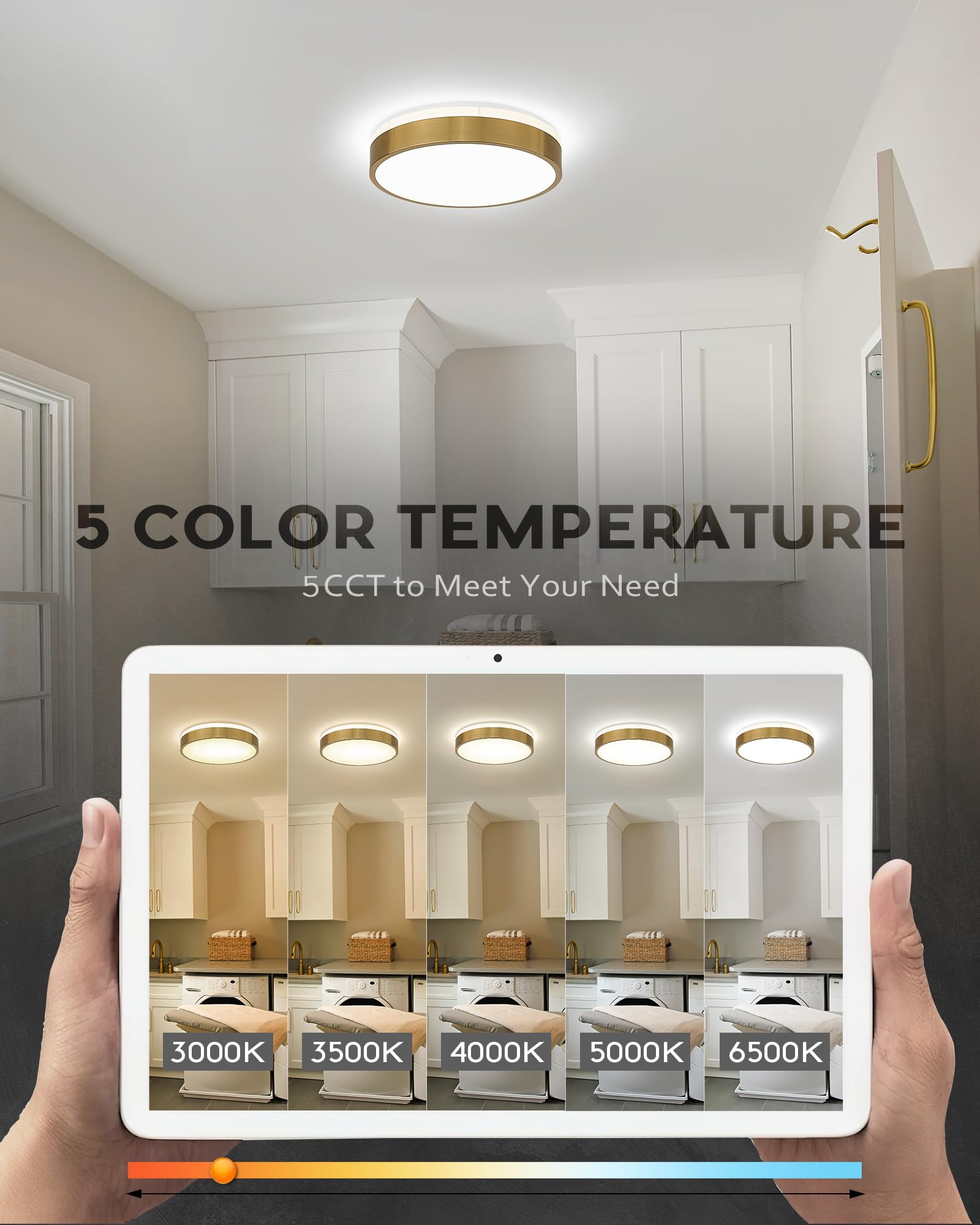 Ken & Ricky five-cct color-temperature control for adaptable mood lighting.