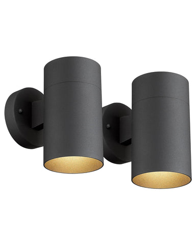 Ken & Ricky outdoor wall sconce front view highlights inviting entryway lighting