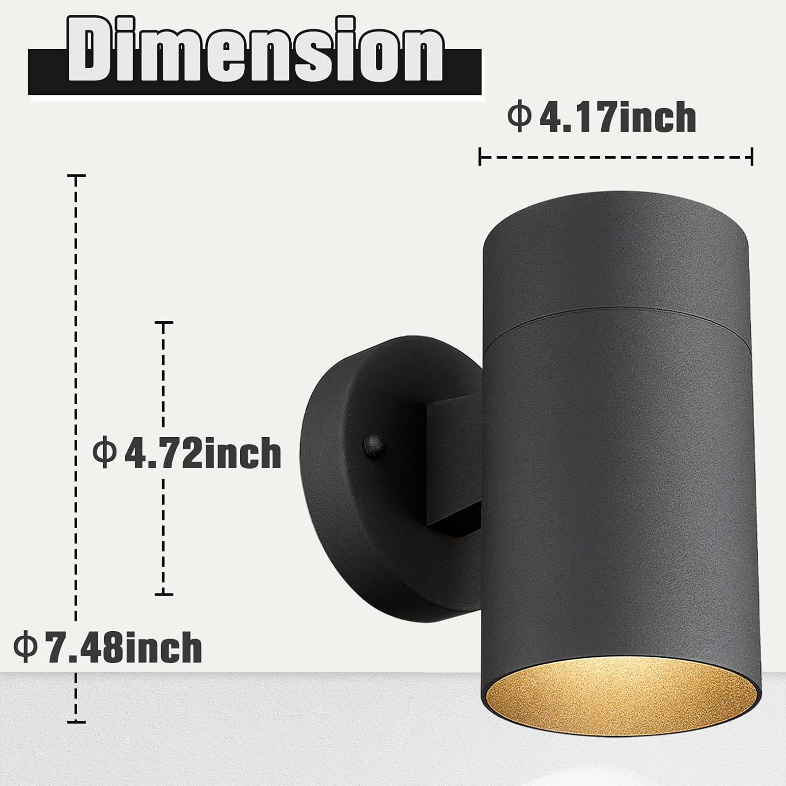 Ken & Ricky die-cast aluminum finish resists corrosion and harsh weather