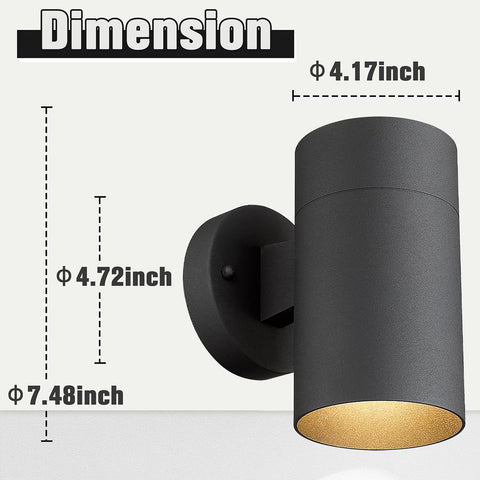 Ken & Ricky die-cast aluminum finish resists corrosion and harsh weather
