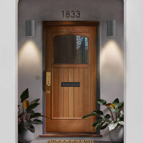 Ken & Ricky warm ambient light creates inviting exterior ambiance