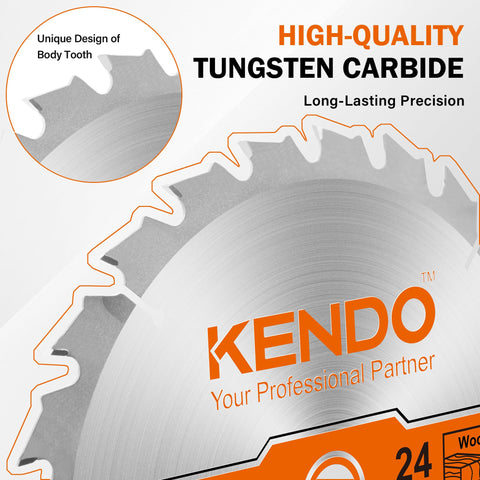 Kendo 5-8 inch arbor illustration showing universal compatibility