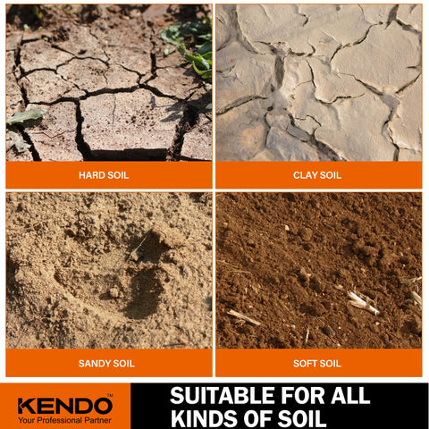 KENDO auger drill bit in use for efficient planting tasks