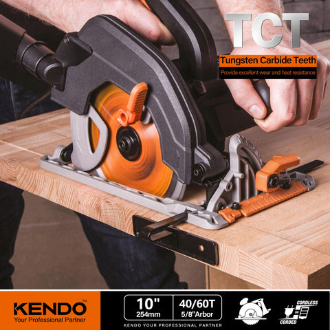 Kendo carbide teeth durability close-up emphasizing long life