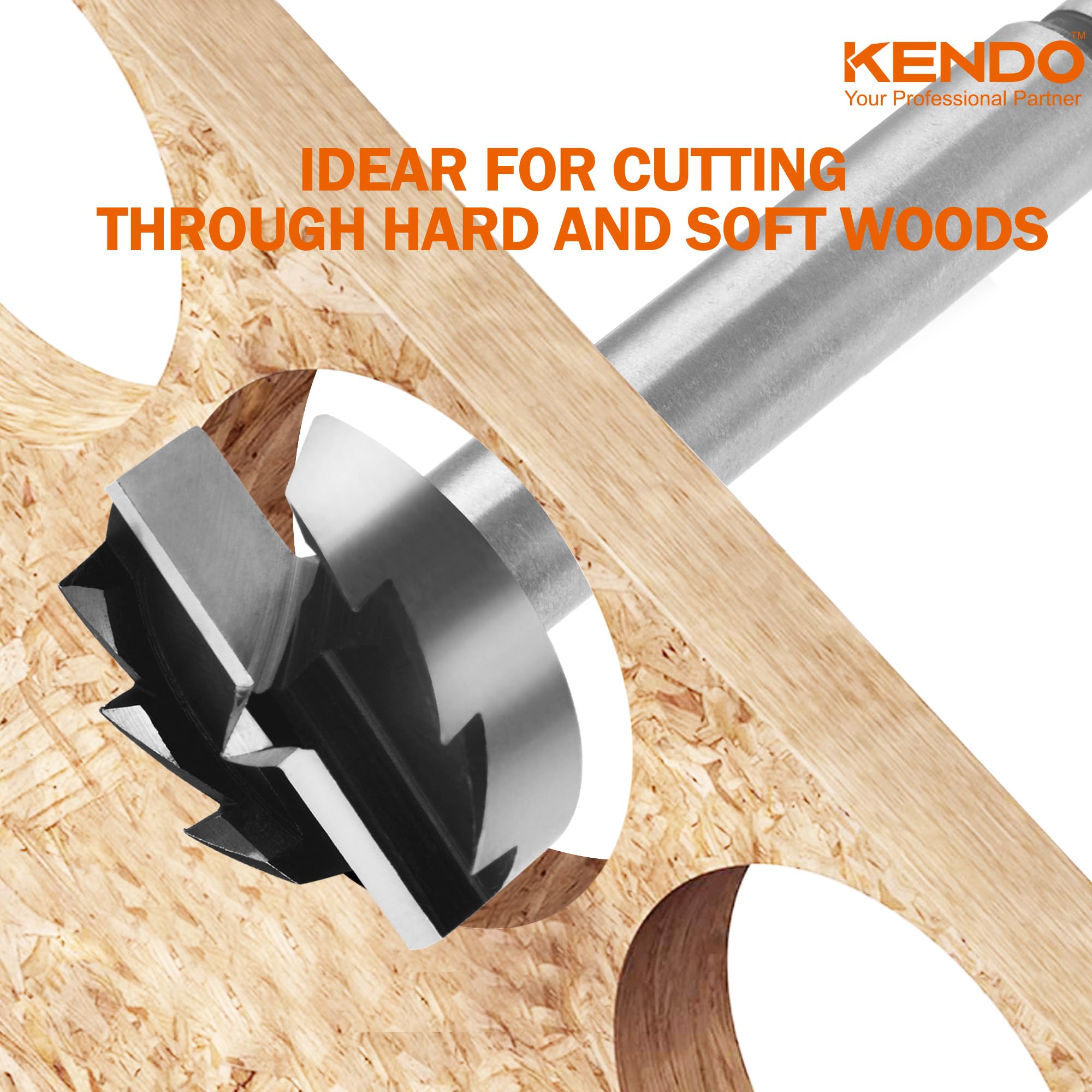 Kendo bits suited for hinges, drawers, and model work.