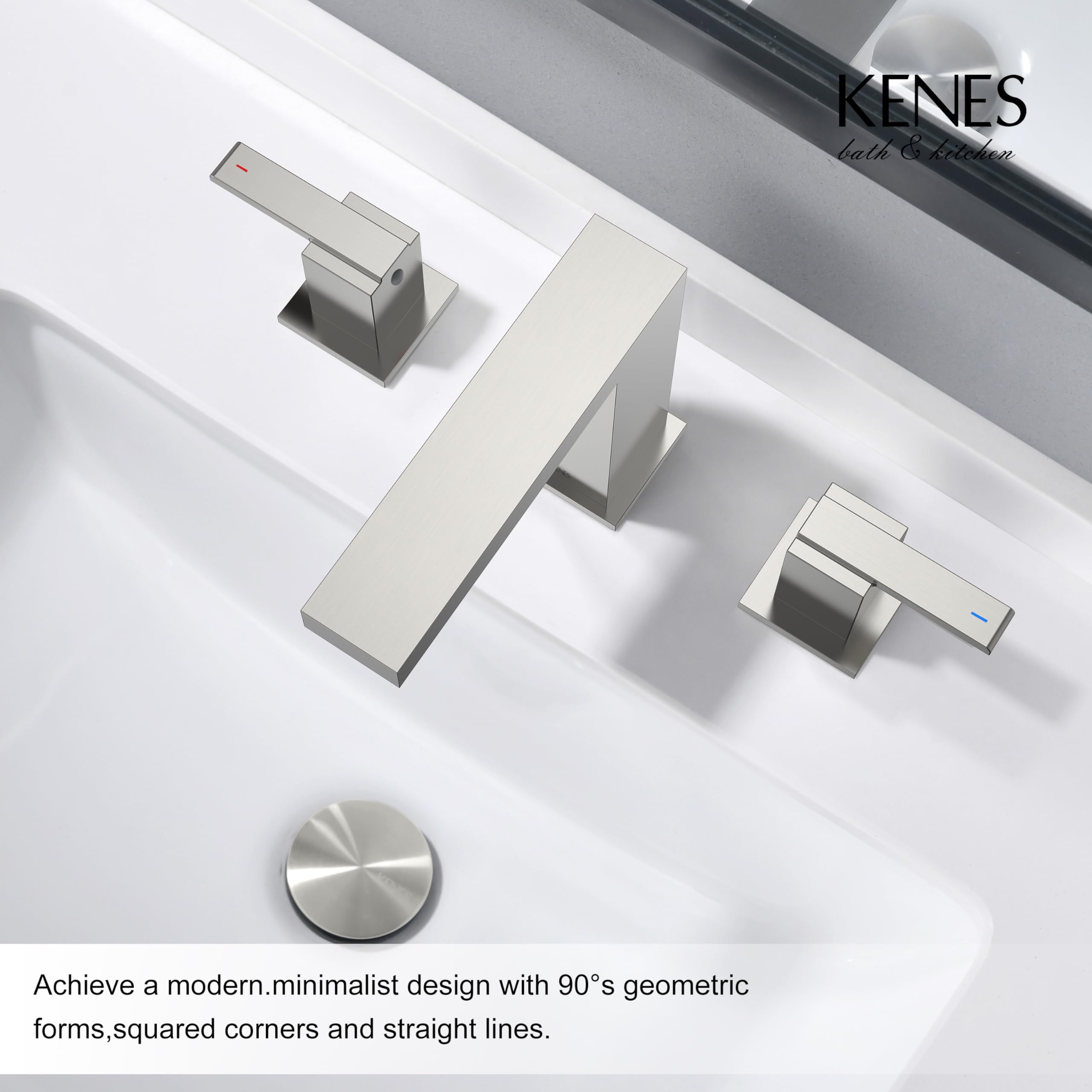 KENES aerated flow provides smooth, efficient daily use.