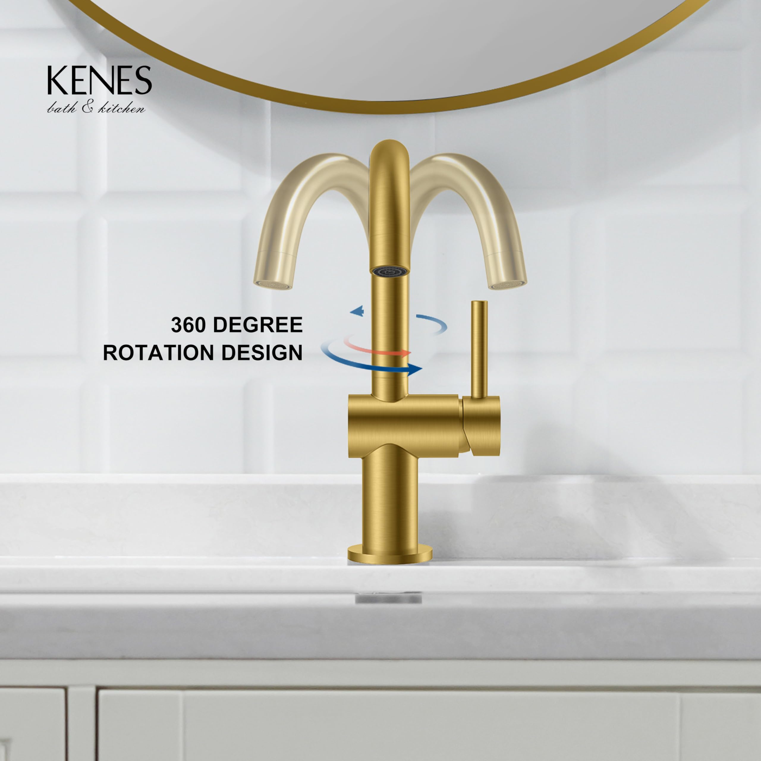 KENES aerated flow at 4.5 L/min supports everyday tasks