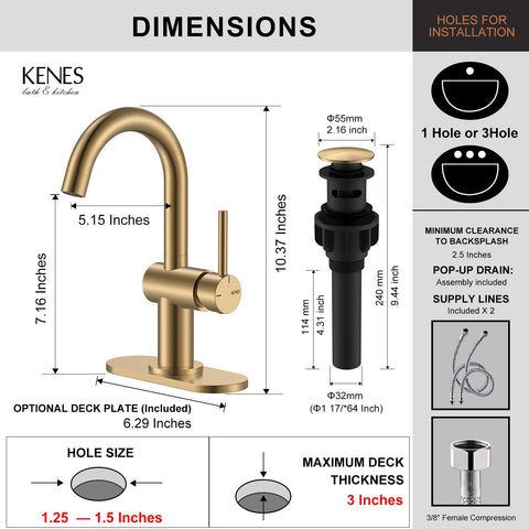 KENES aerated flow at 4.5 L/min for gentle daily tasks.