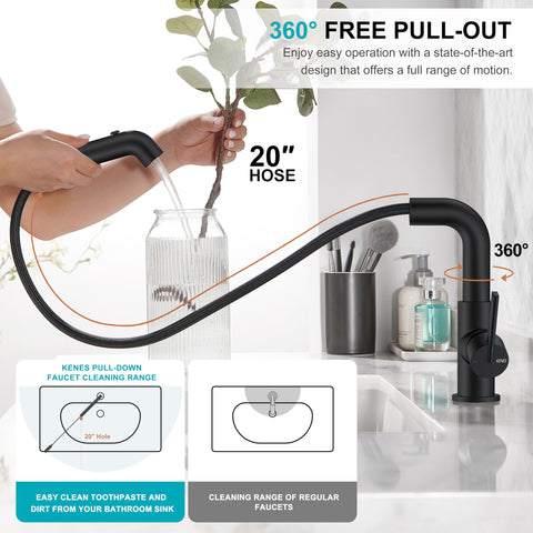 KENES two-head quick-connect design enables quick DIY installation