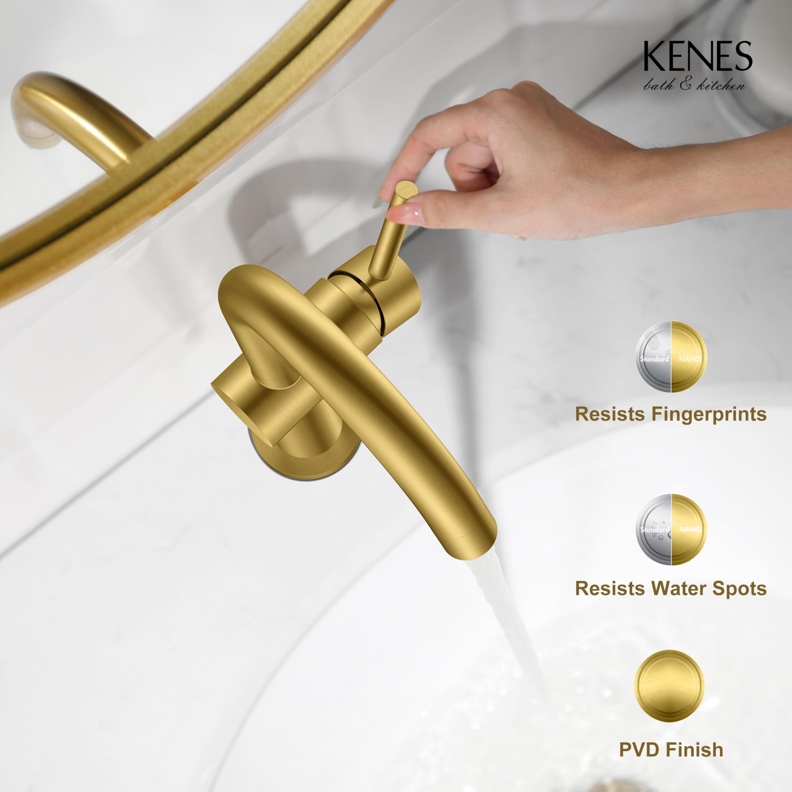 KENES faucet suitable for bathroom and RV outdoor use