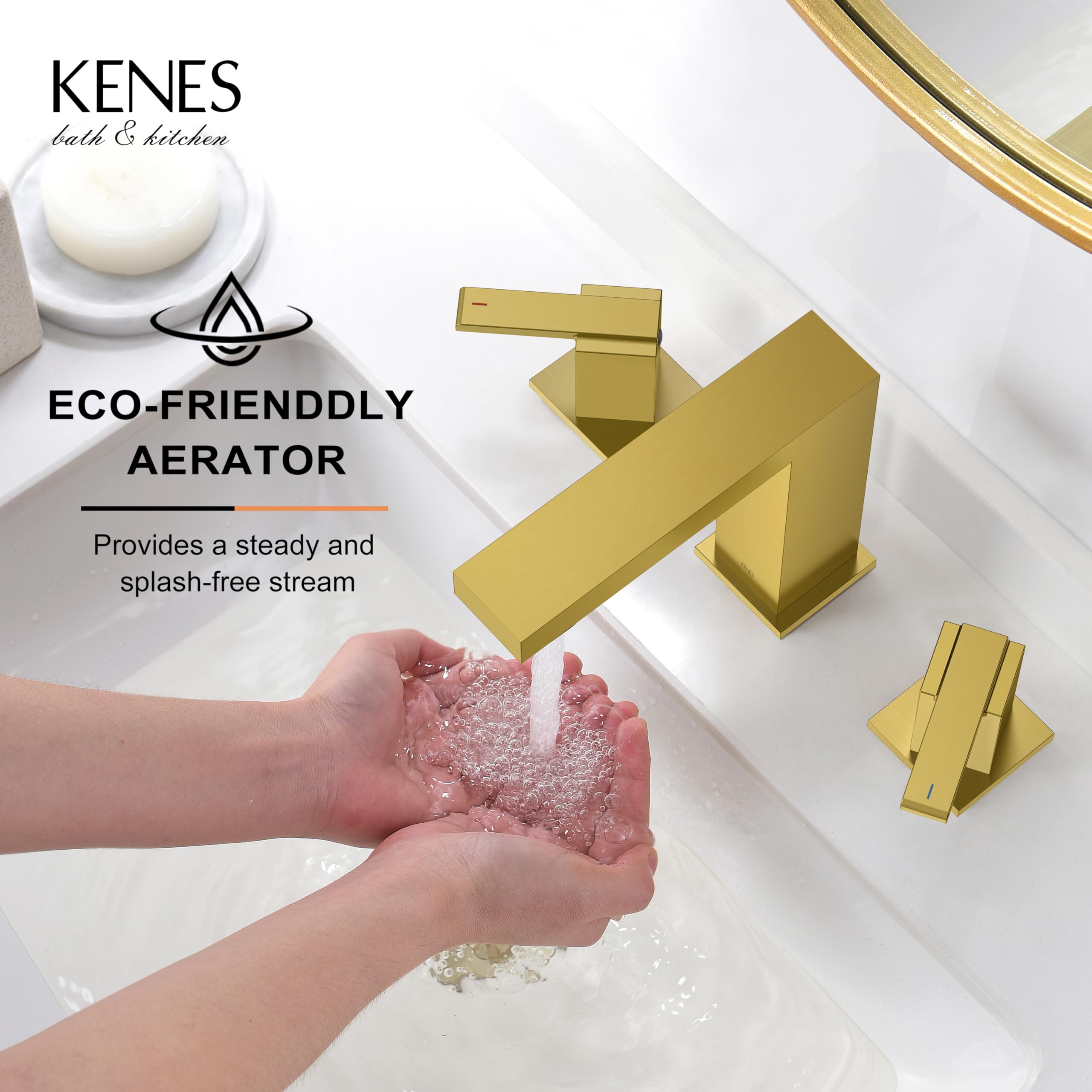 KENES supply lines with stainless steel outer and NSF-approved inner in the package