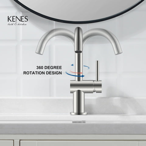 KENES KE-9005B two-head connection supports flexible water delivery