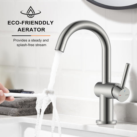 KENES KE-9005B deck plate offers a polished finish around the faucet
