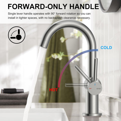 KENES KE-9005B drain assembly included for easy installation