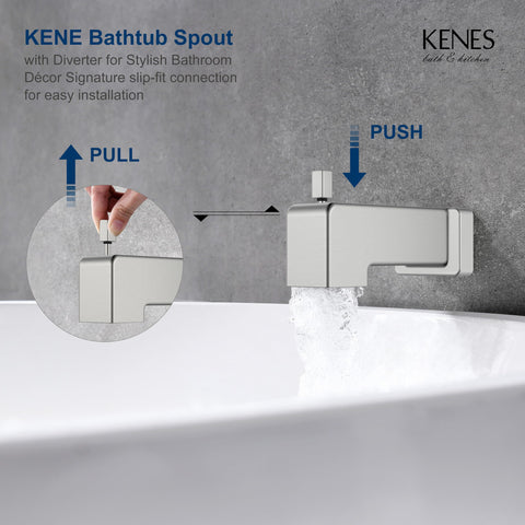 KENES 304 stainless steel and brass construction for lasting durability