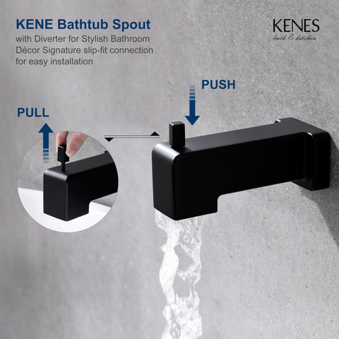 KENES energy-efficient 1.8 GPM shower head for efficient use