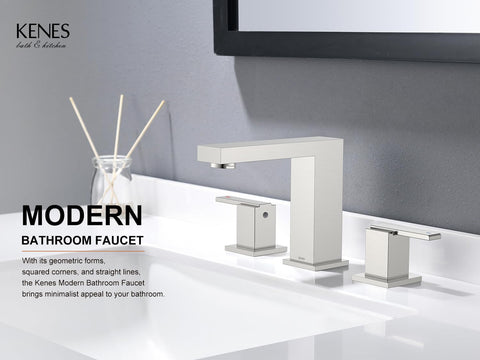 KENES KE-9050 two-handle levers enable comfortable, precise water control for daily routines.
