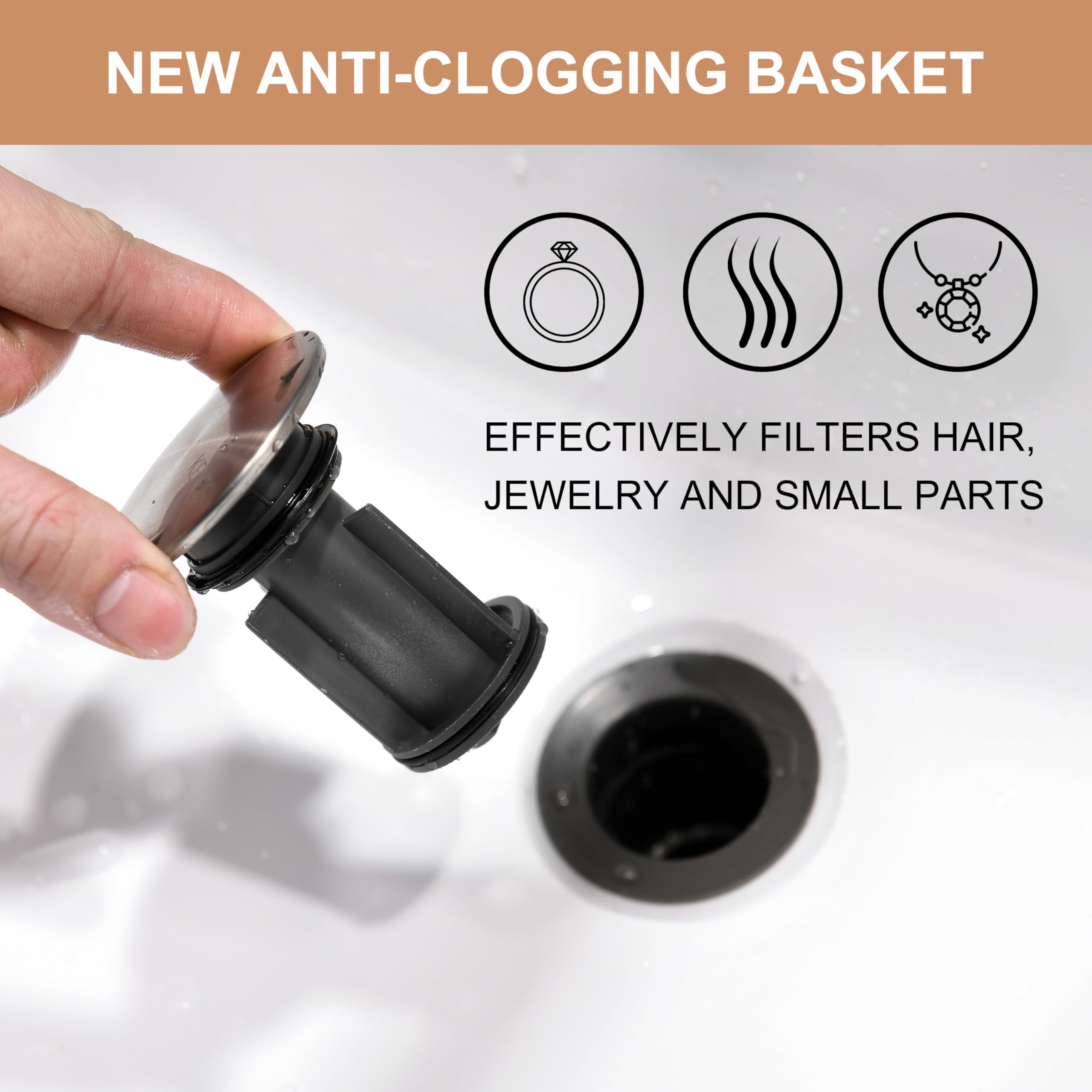 KENES KE-P300A drain delivers faster flow for quicker handwashing
