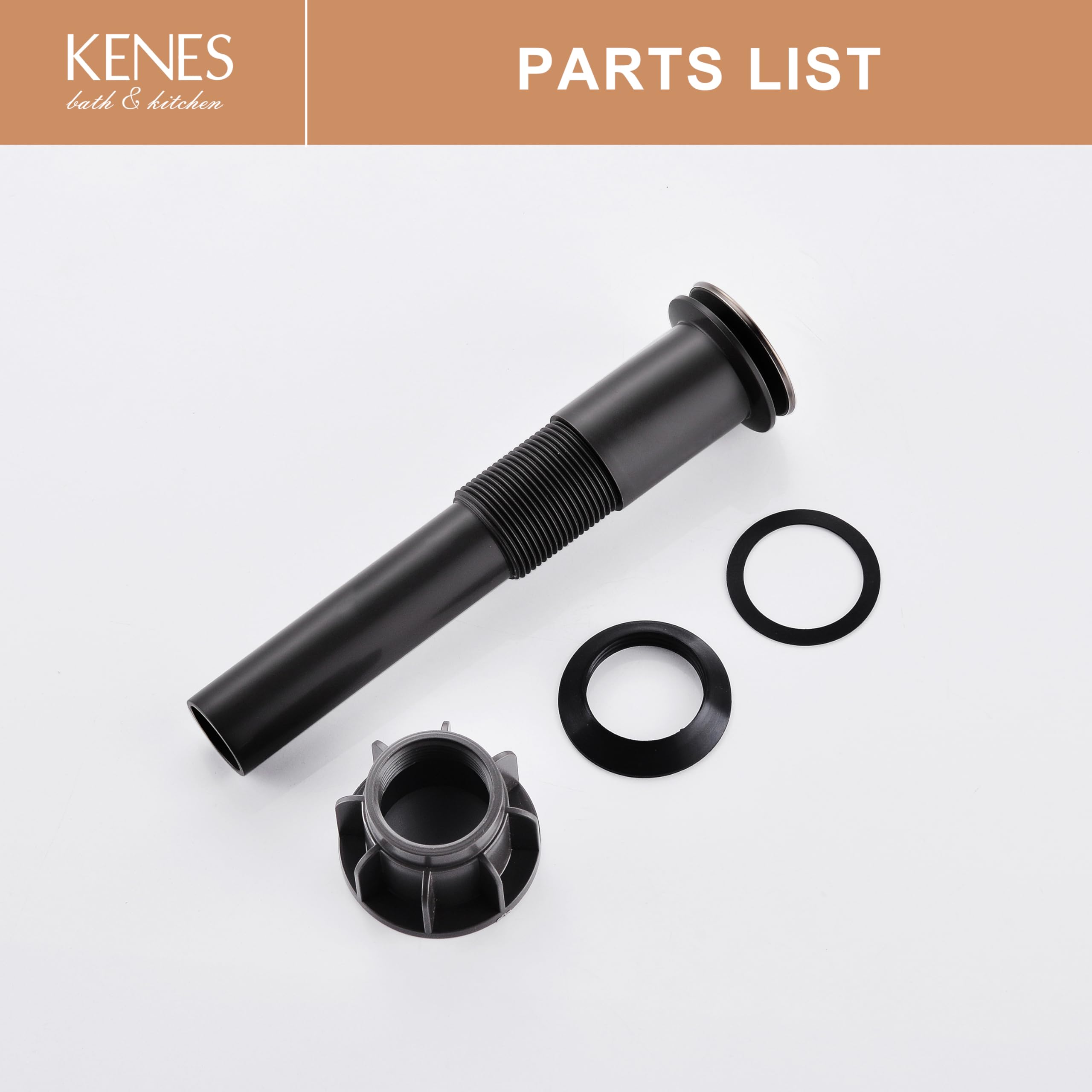 KENES KE-P300A hair-blockage trap reduces debris reaching pipes