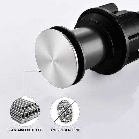 KENES KE-P300A lavatory sink stopper with standard drain compatibility