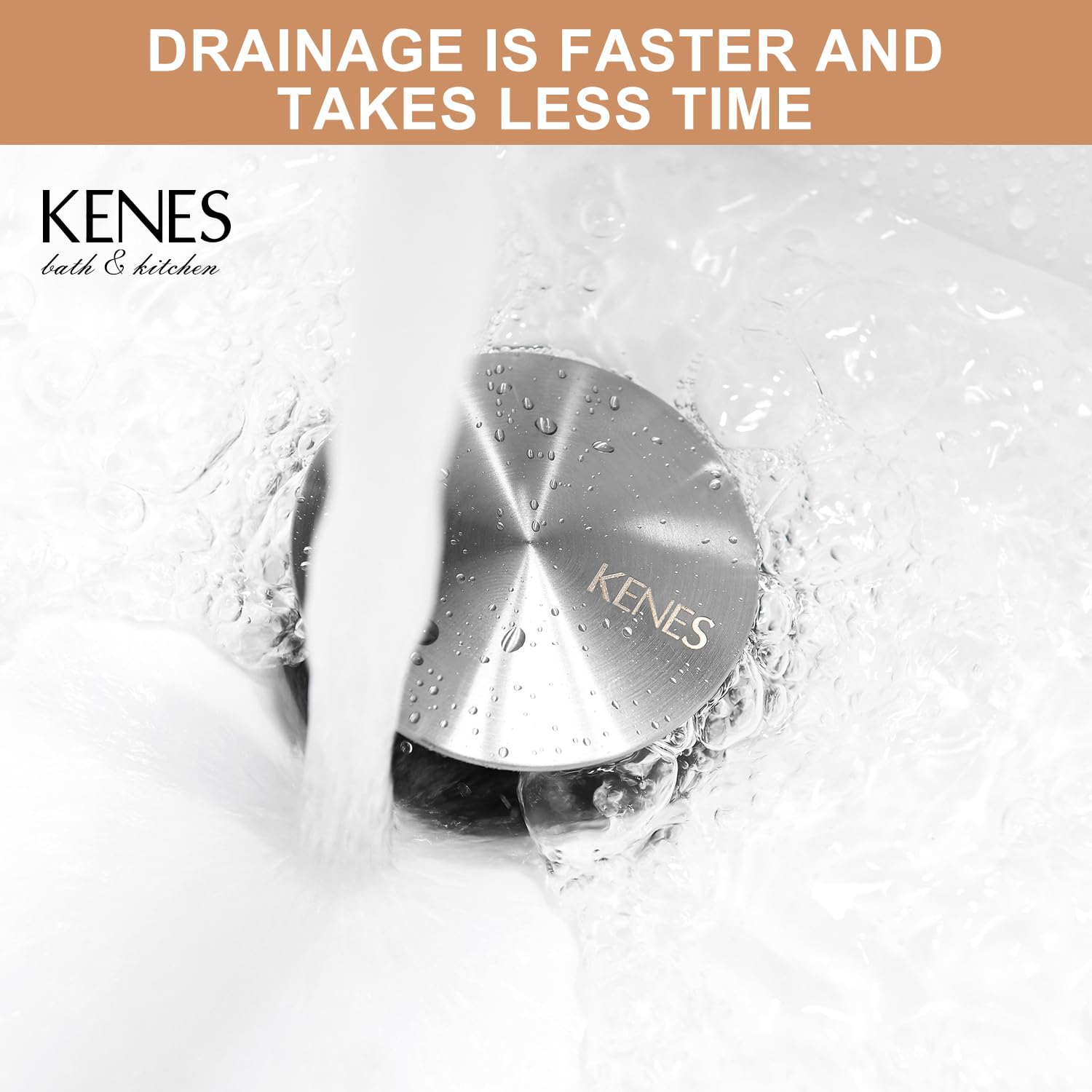 KENES KE-P300A stainless steel and ABS construction withstands moisture