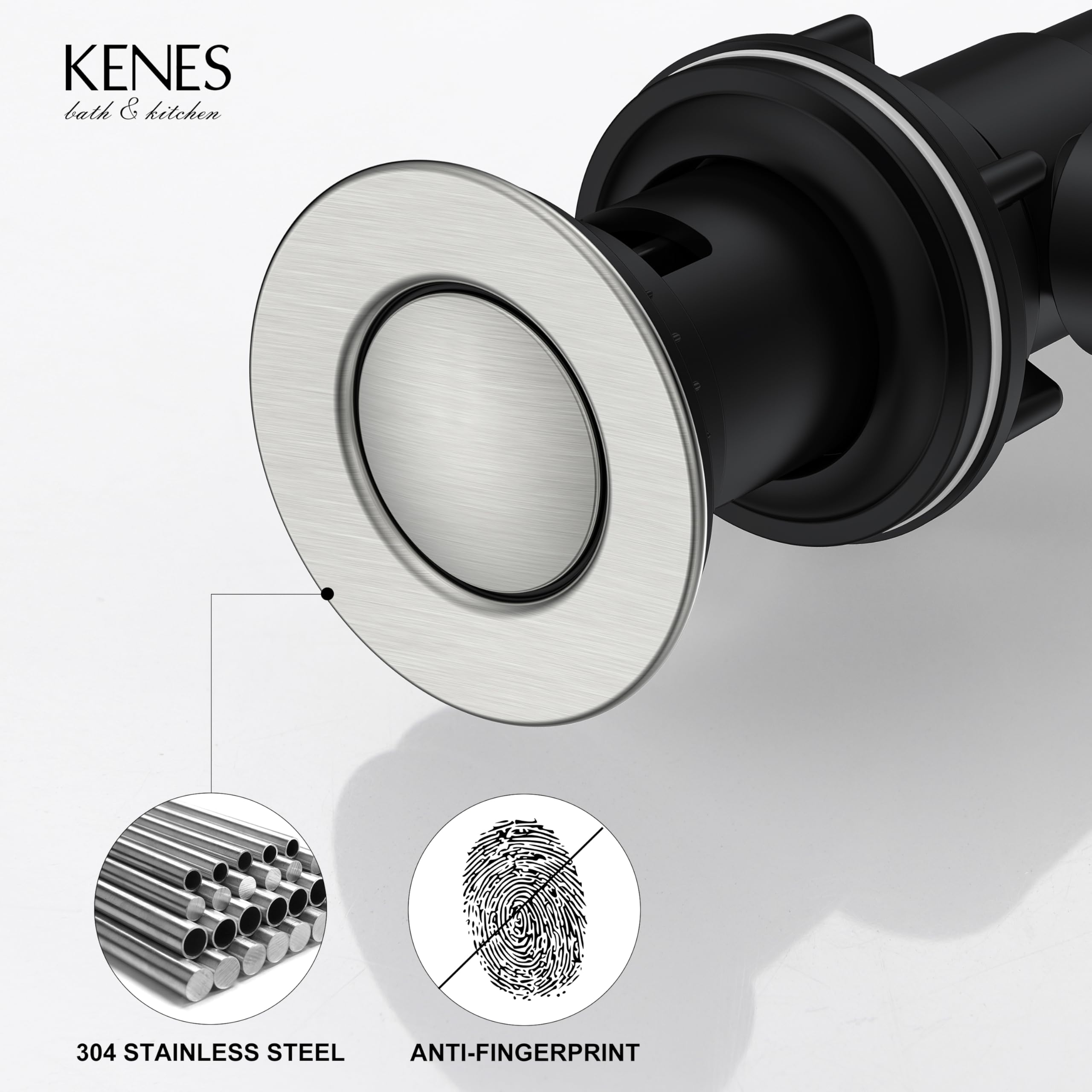 KENES LJ-P701 quick-drain-performance delivers faster drainage than traditional assemblies.