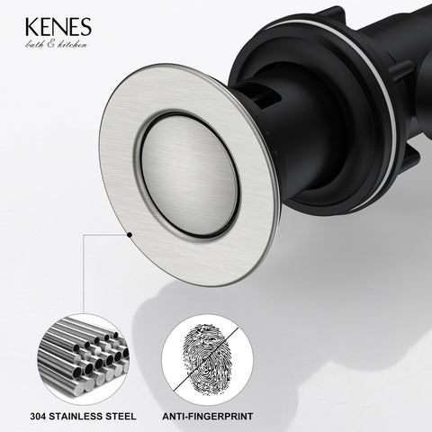 KENES LJ-P701 quick-drain-performance delivers faster drainage than traditional assemblies.