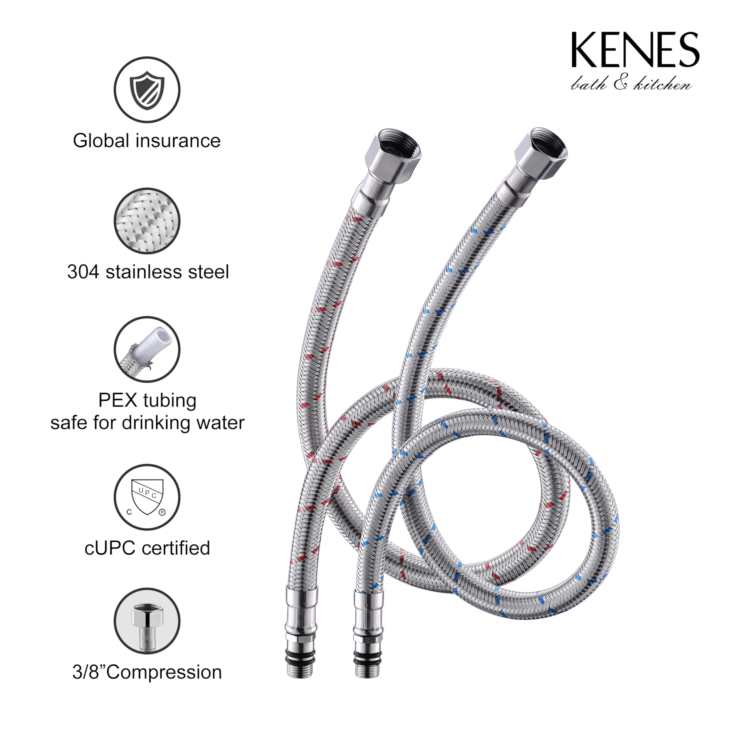 KENES LJ-9031-2 durable finish, fingerprint-free and rust resistant