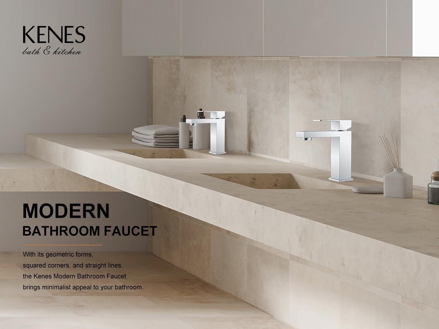KENES LJ-9031-5 lever handle close-up showing smooth control.