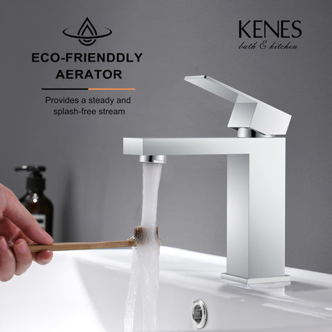 KENES LJ-9031-5 supply lines in stainless steel for durability.