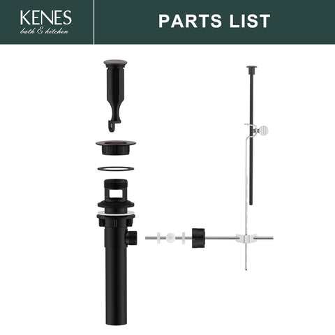KENES bronze finish elevates bathroom vanity aesthetics and coordination.