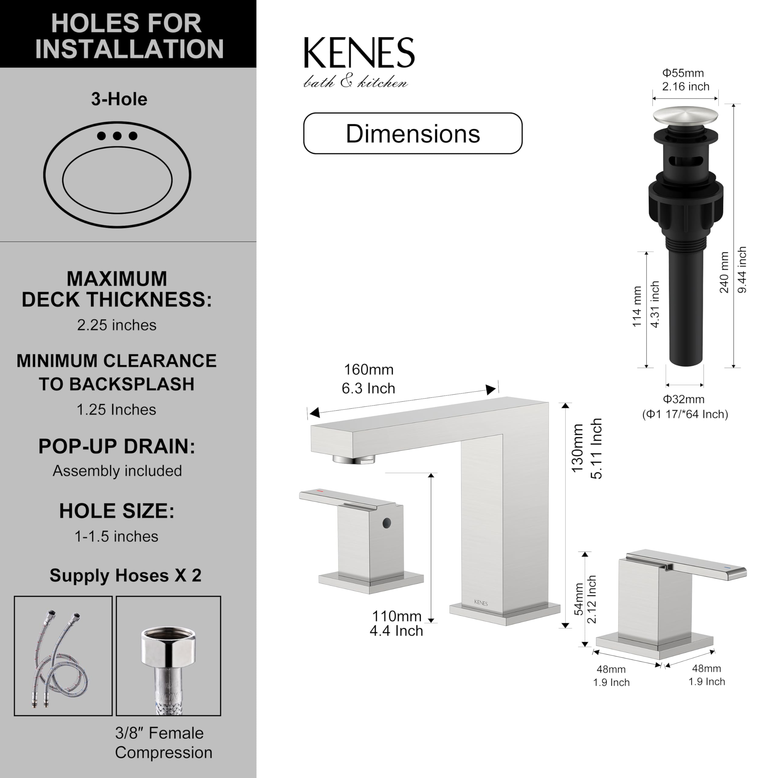KENES PEX inner tube ensures safe drinking water delivery.