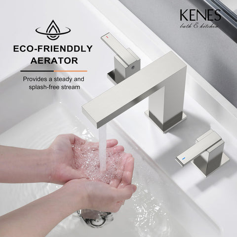 KENES supply lines included for quick, complete installation.