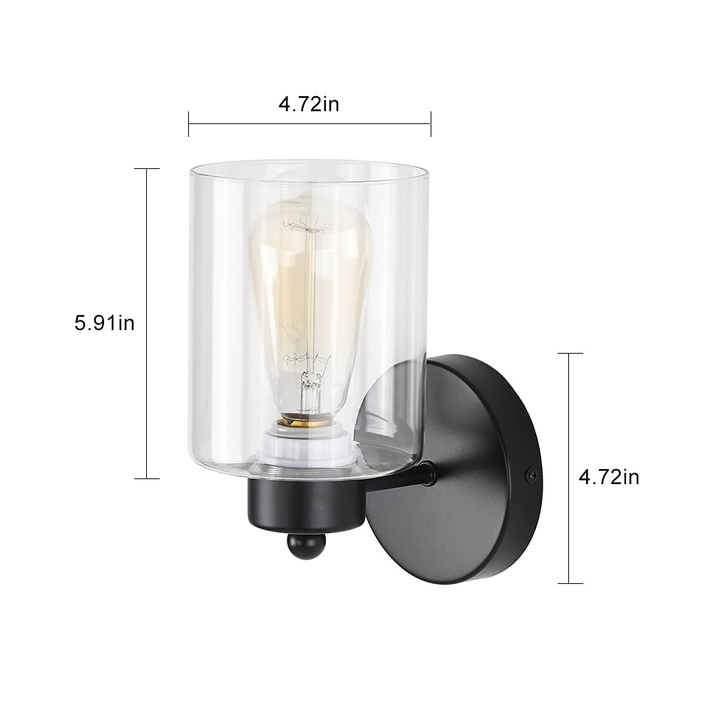 KENMI wall sconce angled mount for up or down installation