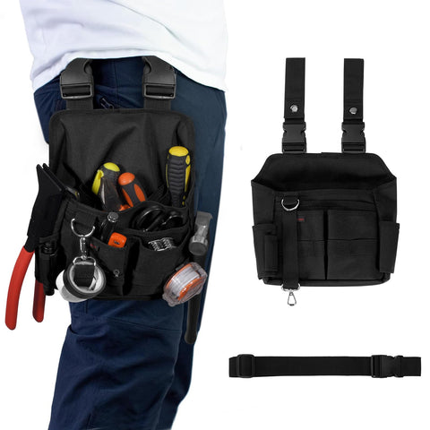 KENOBE tool pouch organization showing multiple pockets for quick access