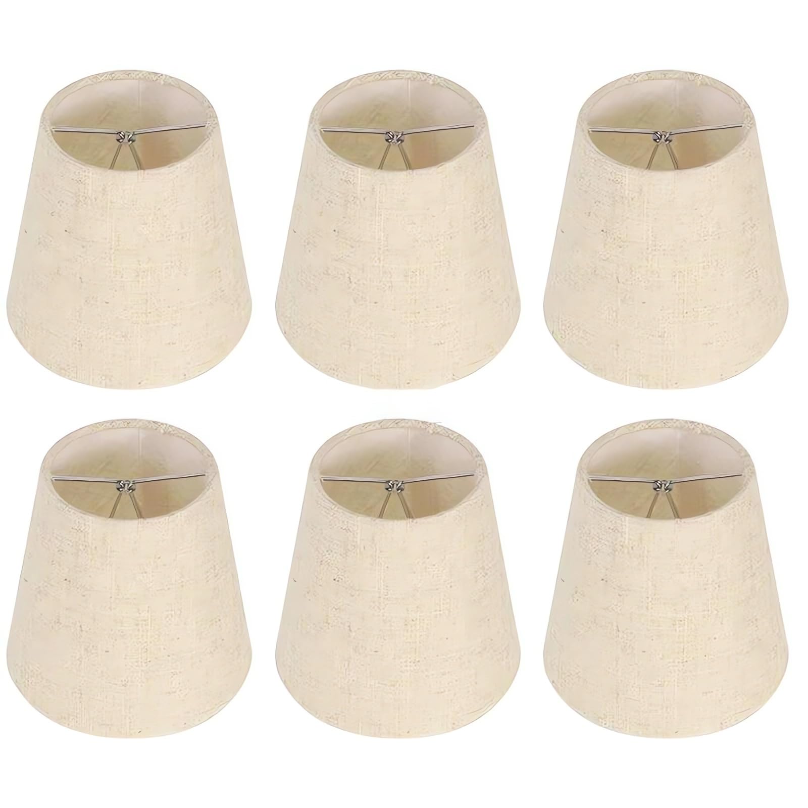 Kenqulio clip-on lampshade on a candelabra bulb softens light for a cozy living room.