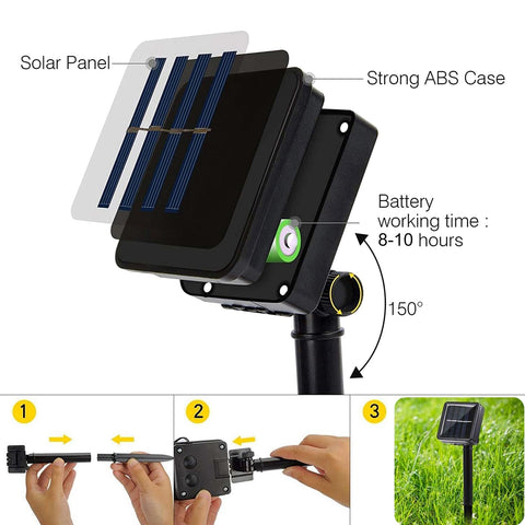 KENTA replaceable 800mAh battery extends seasonal use