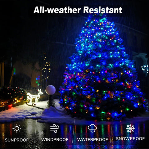 KENTA waterproof IP65 string lights withstand rain for outdoor decor