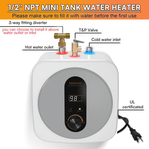 KENUOS adjustable temperature knob and insulation for efficiency.