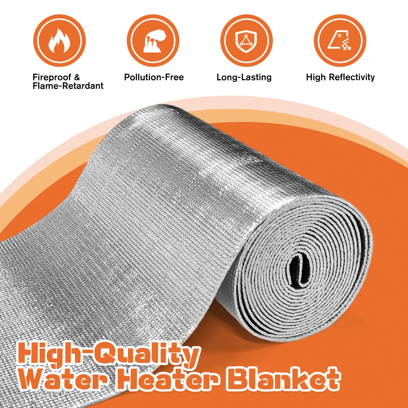 KEOHOLI blanket with double-sided aluminum reflecting heat efficiently