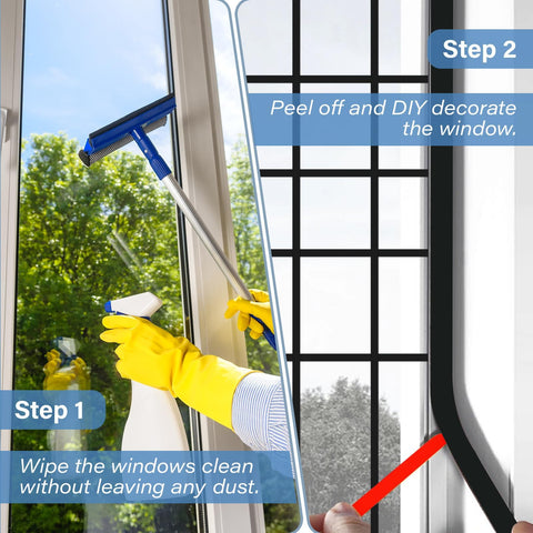 KEOHOLI window grid kit ready for room application across windows.