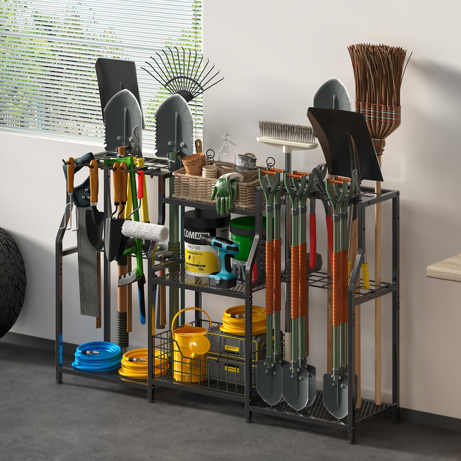 Keomaisyto anti-rust coating protects the rack in any environment.